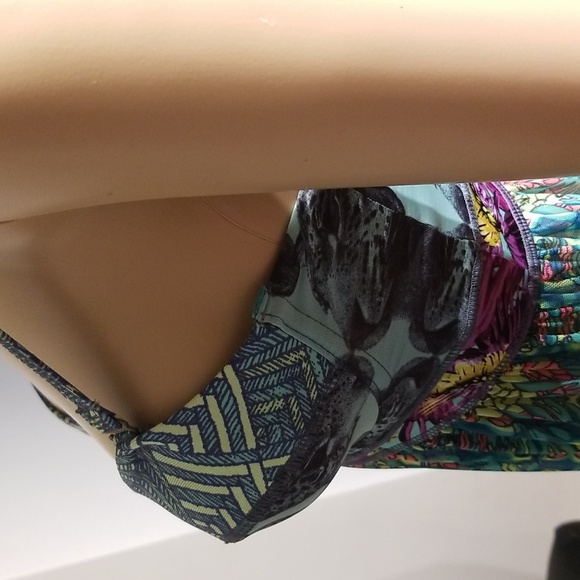 Maaji Beach Coverup Maxi Dress / Sz M / Animal-print bra top, multicolored skirt - Picture 9 of 15